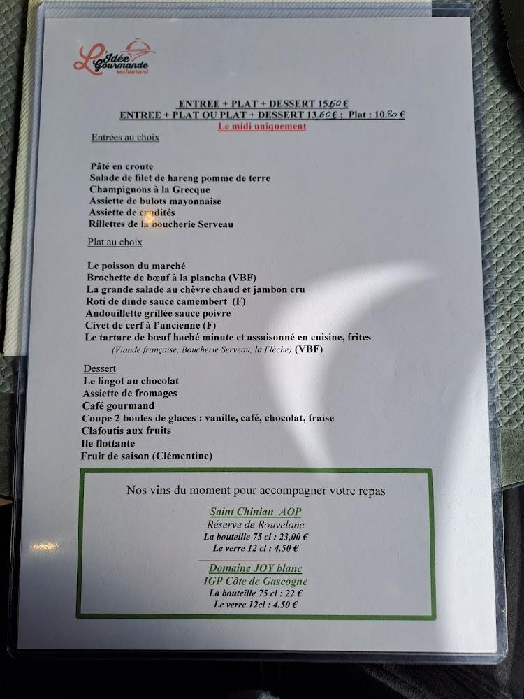 L'Idee Gourmande - Menu Image 2