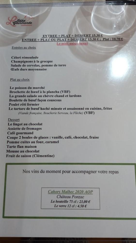 L'Idee Gourmande - Menu Image 3